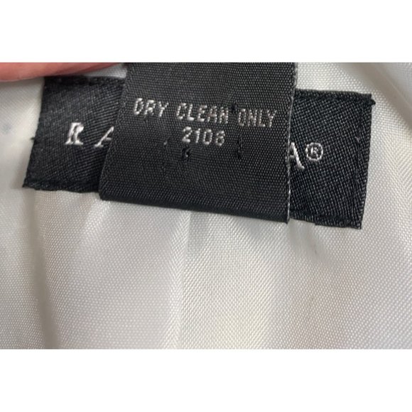 Rafaella Womens Black Zebra Animal Print Jacket Size Large 3/4 Length Sleeve Cot - Picture 3 of 5